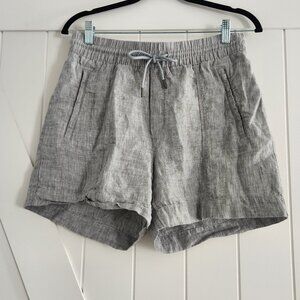 Athleta Retreat Linen Mid Rise 4" Short